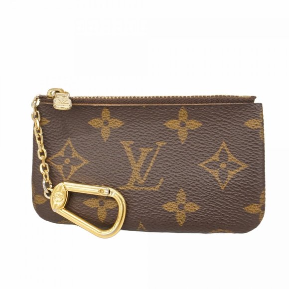 Louis Vuitton Monogram Pochette Cle Wallet/Coin Case M62650 Brown Women's - Picture 1 of 10